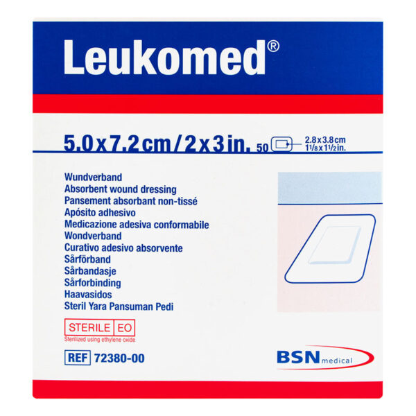 APOSITOS LEUKOMED 5 X 7.2 X 50 UDS