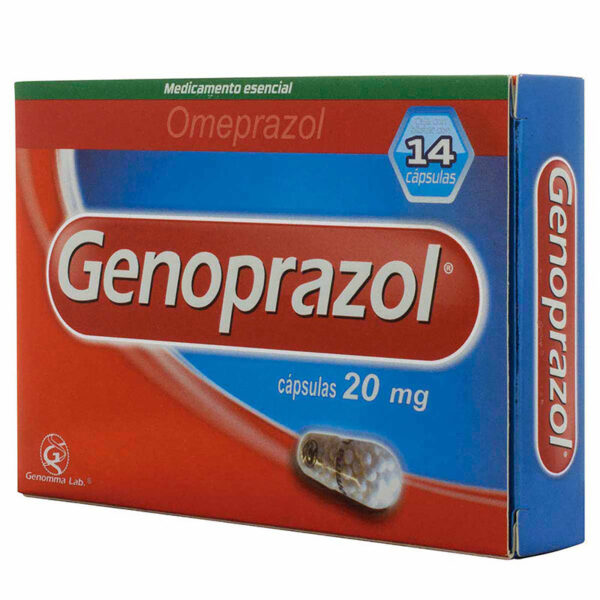 GENOPRAZOL 20 MG 14 CAPSULAS