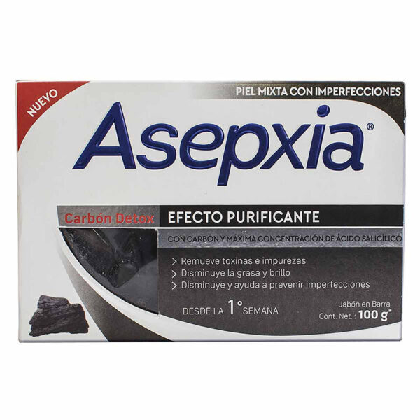 JABON ASEPXIA CARBON DETOX 100 GR
