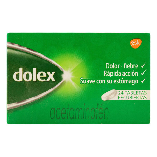 DOLEX 500 MGS 24 TABLETAS RAPIDA ACCION