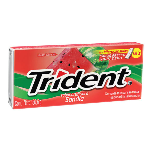 CHICLE TRIDENT SANDIA 12 UDS