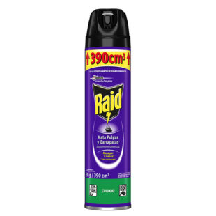 RAID SPRAY MATA PULGAS 390 ML
