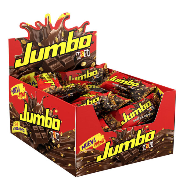 CHOCOLATINA JUMBO MANI PEQ.24 UDS