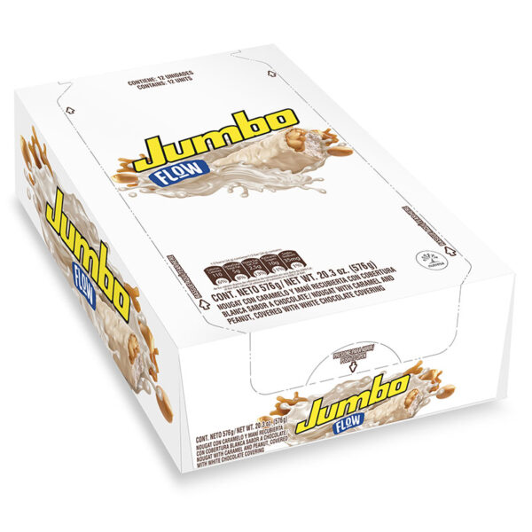 CHOCOLATINA JUMBO FLOW BLANCA 48GR 12UDS