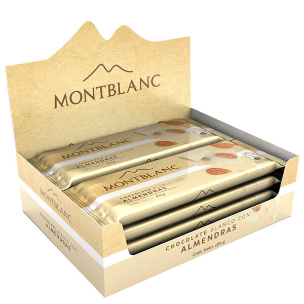 CHOCOLATINA JET MONT BLANC 12 UDS 1280
