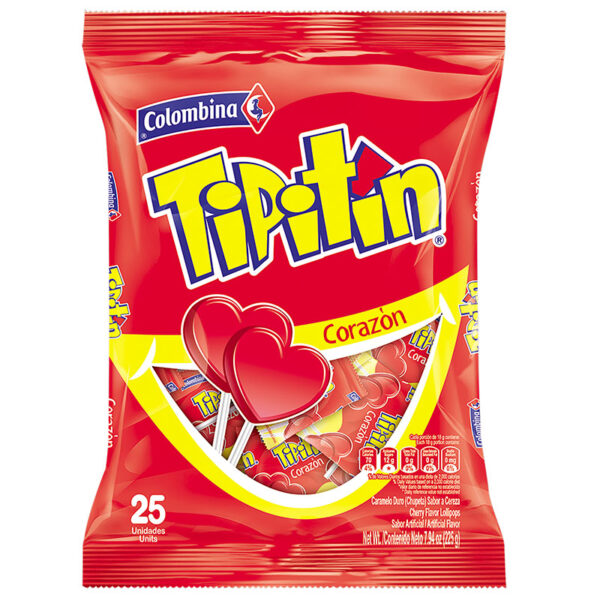 COLOMBINA TIPITIN CORAZON 25 UND