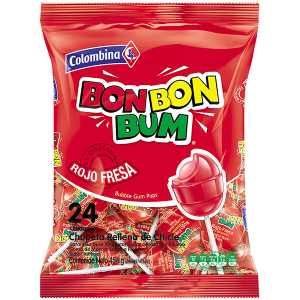 BON BON BUM FRESA 24 UDS