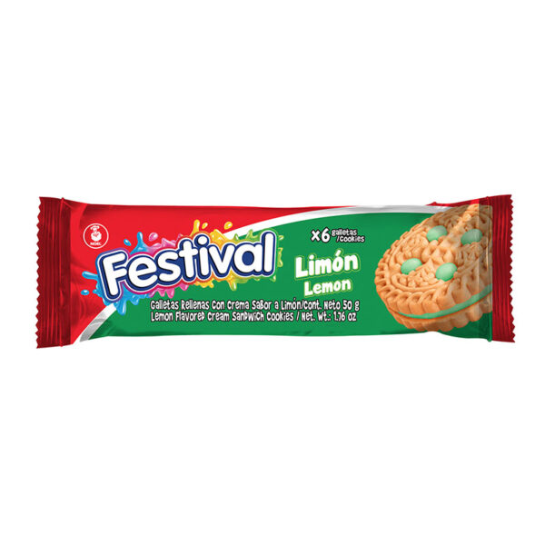 GALLET.FESTIVAL LIMON 12 PAQ.X6 GALLETAS