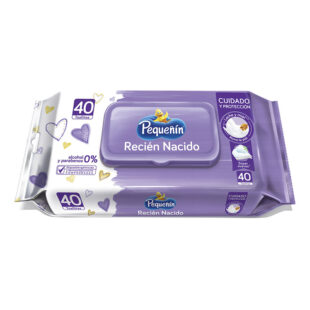 TOA.HUMEDAS PEQUENIN RECIEN NACIDO 40UDS