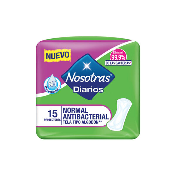 PROT.NOSOTRAS DIARIOS N.ANTIBAC.15 UND