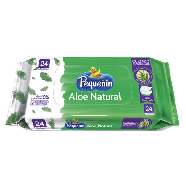 PANITOS HUMEDOS PEQUENIN ALOE VER.24 UDS