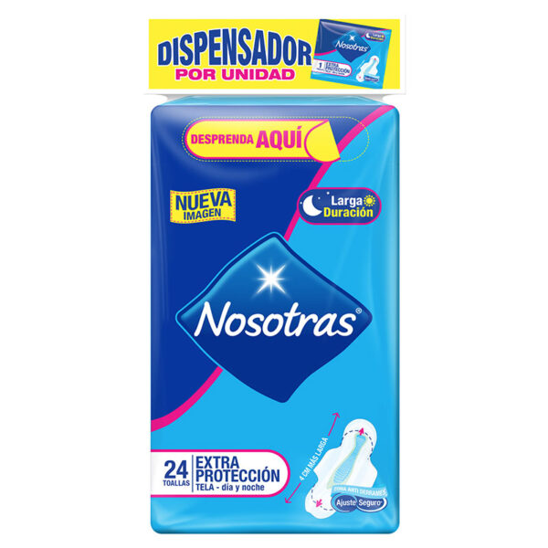 TOA.NOSOTRAS.EXTRA PROTECC.DISP 24 UDS