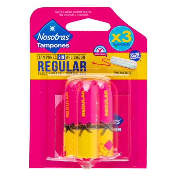 TAMPON NOSOTRAS REGULAR 3 UDS