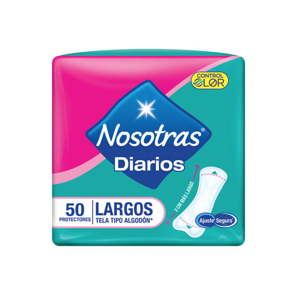 PROT.NOSOTRAS DIARIOS LARGOS 50 UDS