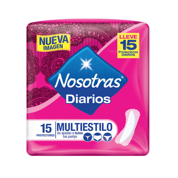 PROT.NOSOTRAS DIA.MULTI ESTILO 15 UDS