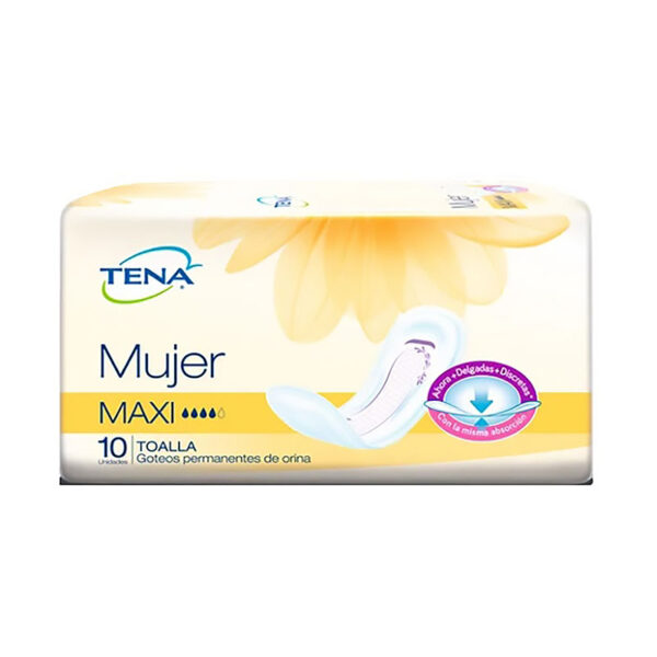 TOA.TENA MUJER MAXI 10 UDS