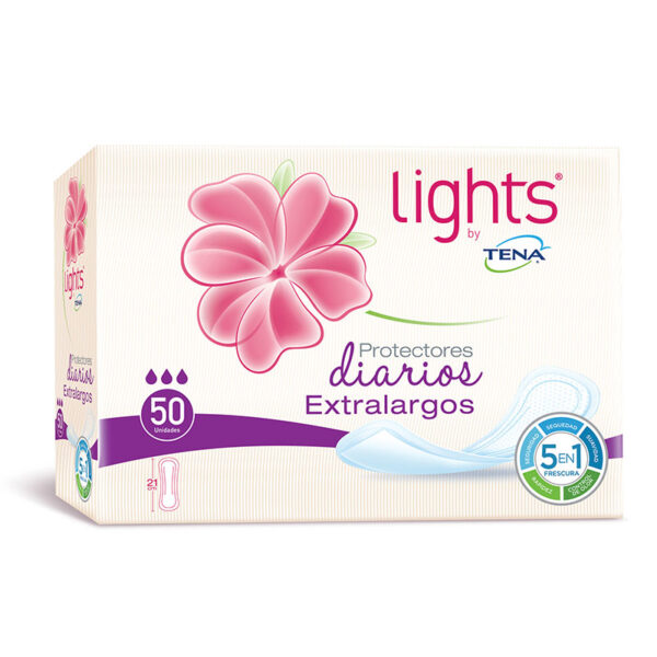 PROT.LIGHTS BY TENA EXTRALARGO 50 UDS