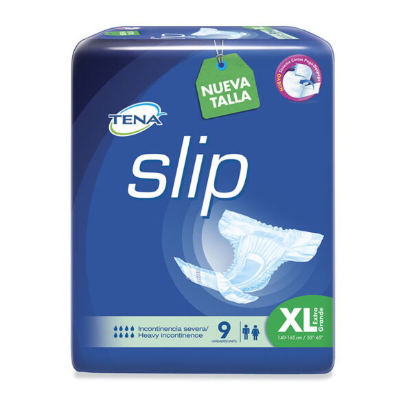 PAN.TENA SLIP TALLA XL.9 UDS