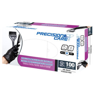 GUANTE NITRI.PRECISION NEGRO M 100 UDS