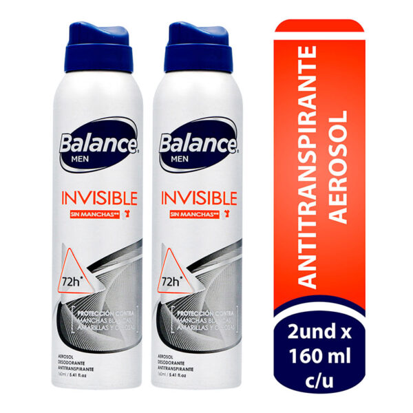 2 DTE BALANCE AER.INVISIBLE 160ML H P.E