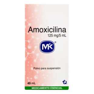 AMOXICILINA 125 MGS 45 ML SUSPENSION MK