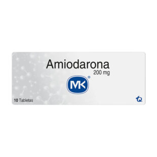AMIODARONA 200 MGS 10 TABLETAS MK
