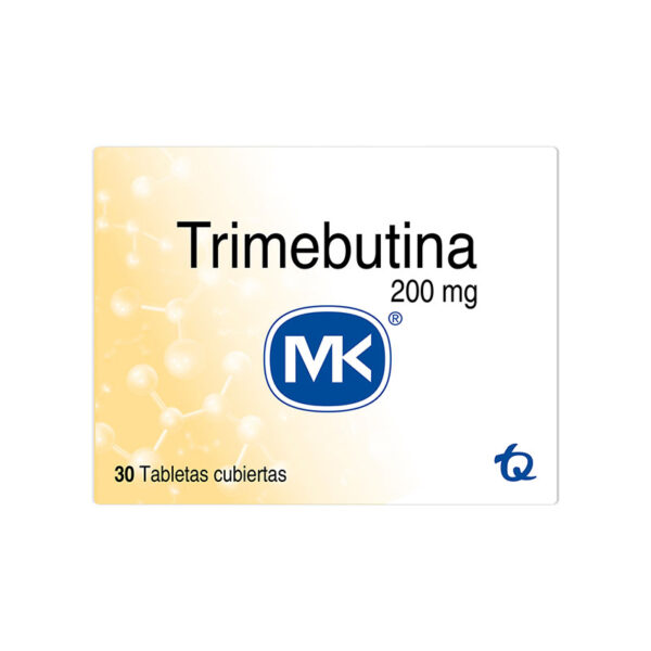 TRIMEBUTINA 200 MGS 30 TABLETAS   MK