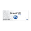 VERAPAMILO 120 MGS 30 TABLETAS MK