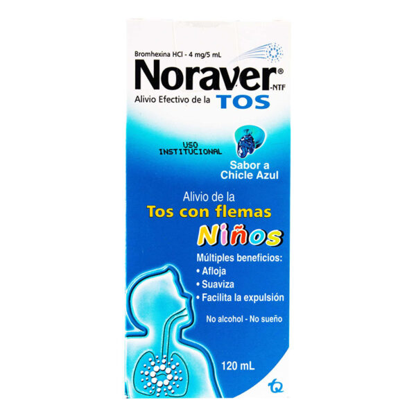 NORAVERD NTF JARABE CHICLE 120 ML