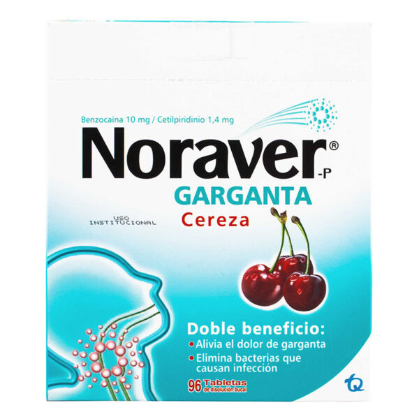 NORAVER-B CEREZA 96 PASTILLAS