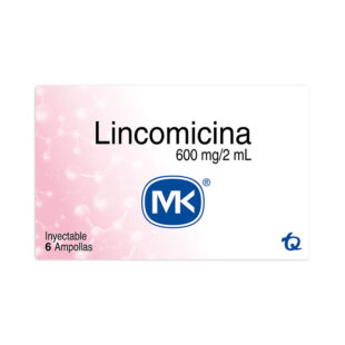 LINCOMICINA  600 MGS/2ML 6 AMPO MK