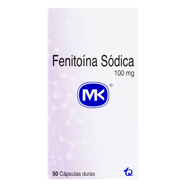 FENITOINA MK 100 MG 50 CAPSULAS