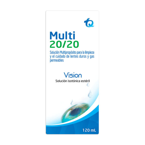 MULTI 20/20 SOLUSION LENTES DUROS 120 ML