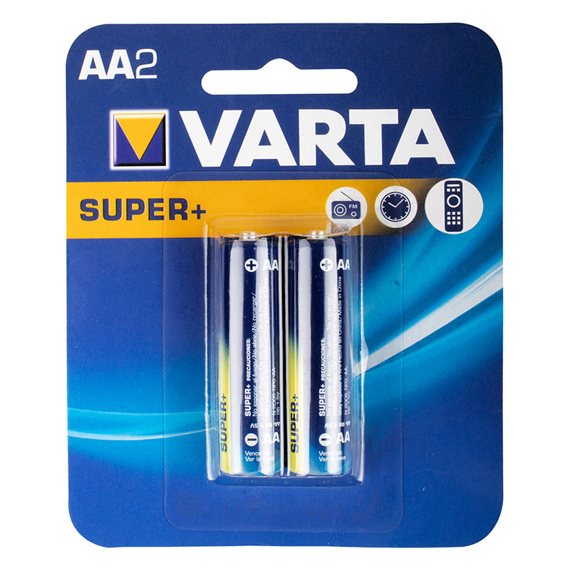 PILA VARTA SUPER AZUL AA 2 UDS R.1006 TP