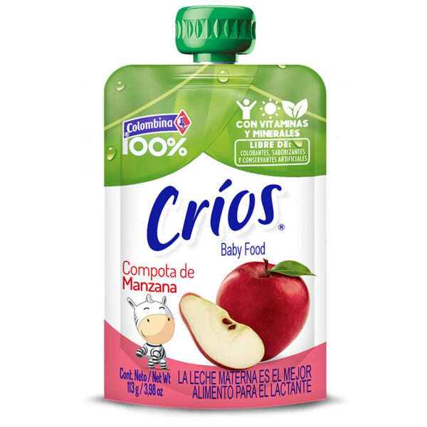 COMPOTA CRIOS MANZANA 113 GR
