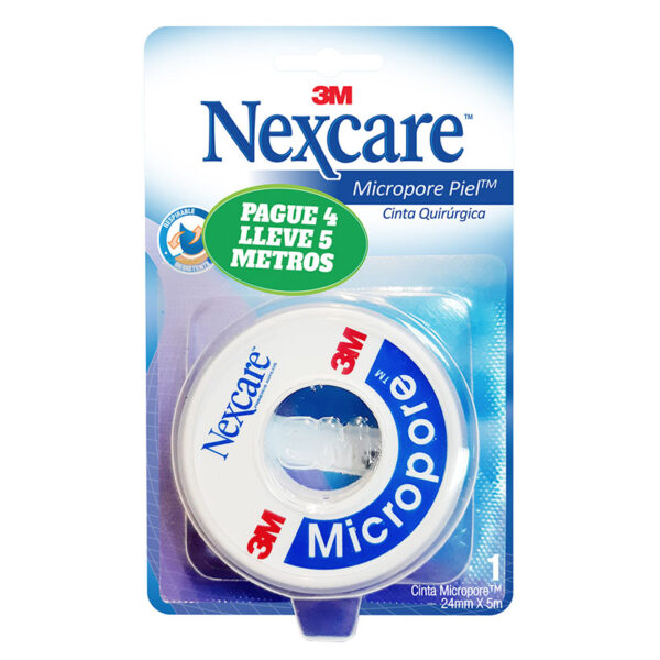 MICROPORE PIEL 24X5 DISP. PAG 4 LL 5 MTS