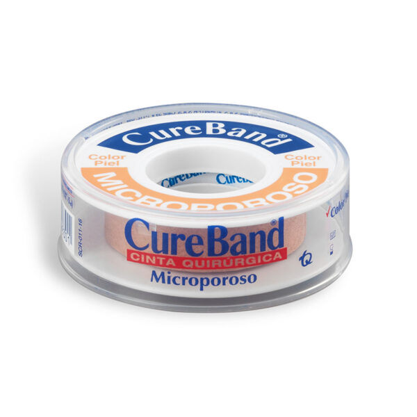 ESPARADRAPO CURE BAND MICRO PIEL 1/2X5 Y