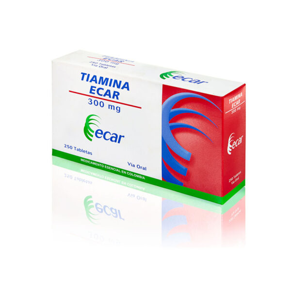 TIAMINA 300 MG 250 TABLETAS ECAR