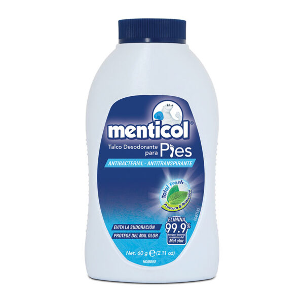 TALCO PIES SPORT HOMBRE MENTICOL 60 GR