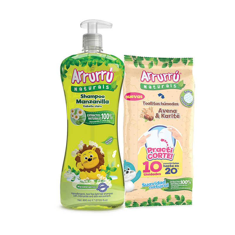 CHA.ARRURRU MANZAN.800ML.+TOA.10 UDS S.O