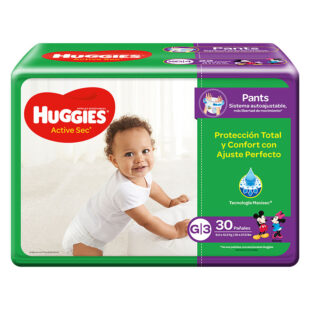 PAN.HUGGIES ACTIVE SEC ET.3 GDE 30 UDS