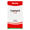 CAPTOPRIL 50 MG 30 TABLETAS GF