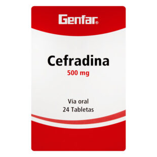 CEFRADINA 500 MGS 24 TABLETAS GF