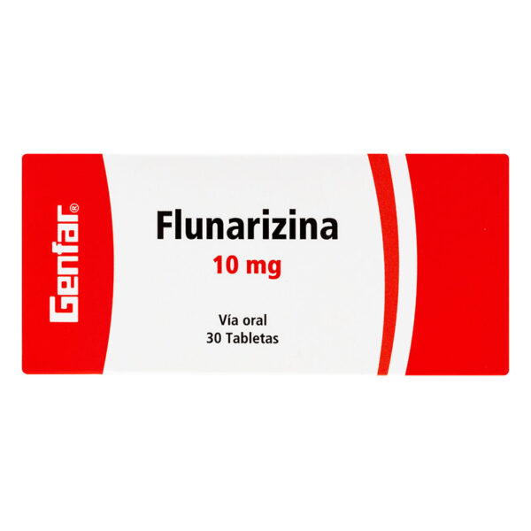 FLUNARAZINA 10 MGS 30 TABLETAS GENFAR