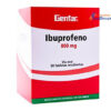 IBUPROFENO 800 MGS 50 TABLETAS GF