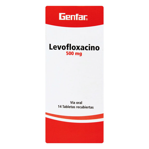 LEVOFLOXACINO 500 MG 14 TABLETAS GF