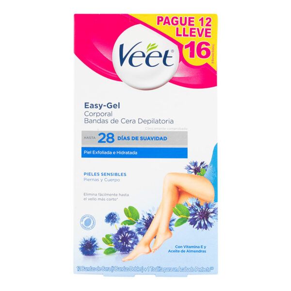 VEET BANDAS PIEL SENSI PG6 LL8 P.ESP