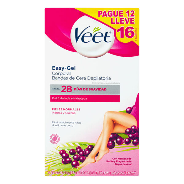 VEET BANDAS PIEL NORM PG 6 LL 8