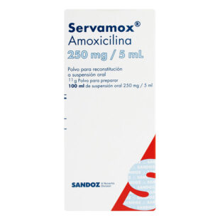 SERVAMOX 250 MG SUSPENSION 100 ML