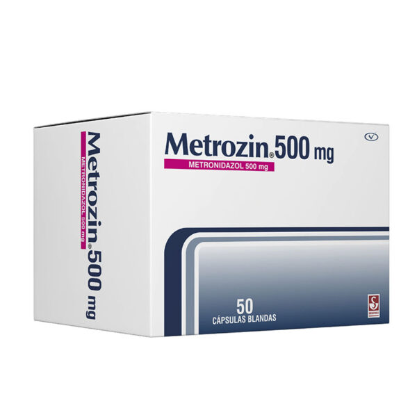 METROZIN 500 MG 50 CAPSULAS(PAE)